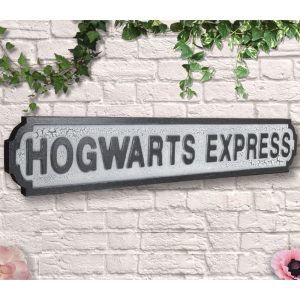 Hogwarts Express Crackle Finish Sign