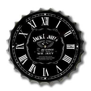 30cm Jack Daniels Bottle Top Wall Clock