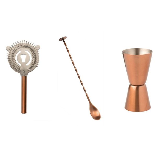 Eddingtons 3 Piece Copper Classic Cocktail Kit