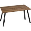 Quebec Wedge Edge Dining Table Oak Colour