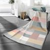Biederlack Blocking Pastel Cotton Blanket