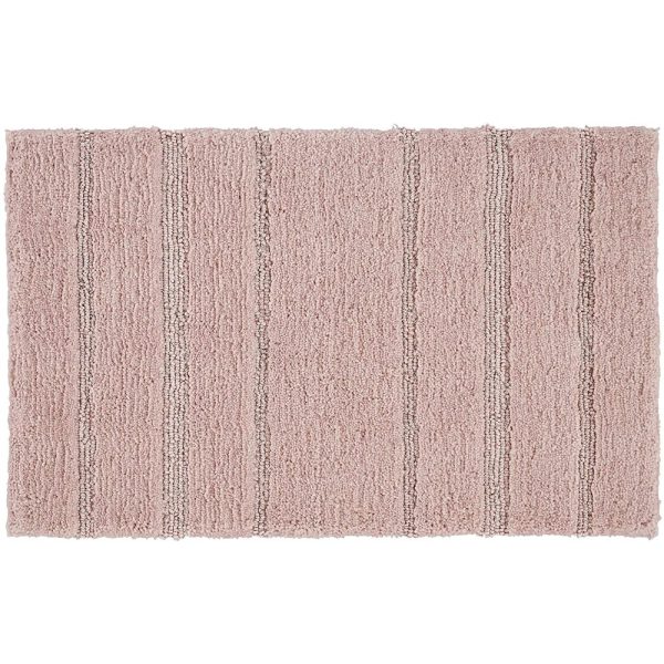 Catherine Lansfield Sparkle Blush Bath Mat