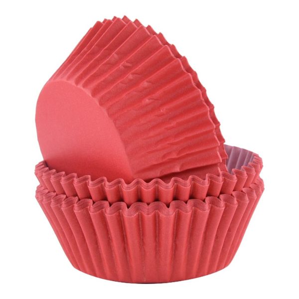 PME Red Cupcake Cases Pack of 60