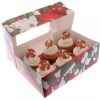 Decobake Poinsettia 6 Cupcake Box