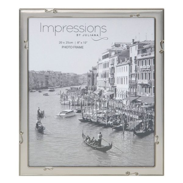 Aluminium Photo Frame Pewter Finish 8x10