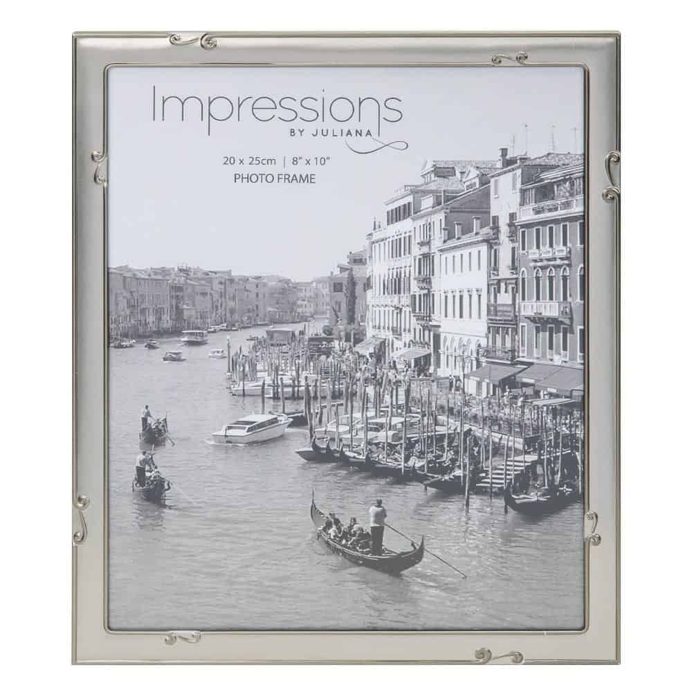 Aluminium Photo Frame Pewter Finish 8x10