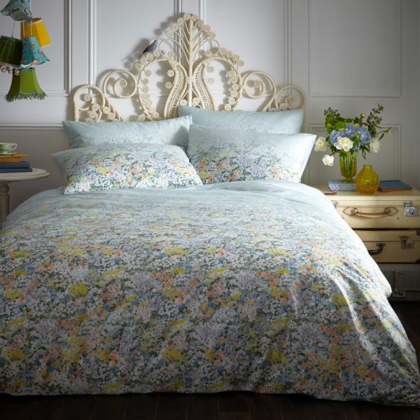 Floral Ombre Seafoam Duvet Set