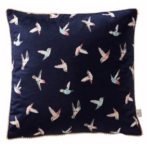 Hummingbird Filled Cushion