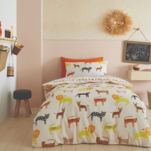 Khara Animals Cream Duvet Set