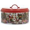 Santa Metal Cake Tin