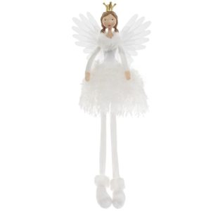 Angel Sitting White