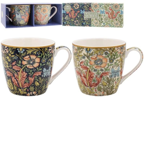 Compton Breakfast China Mugs Set of 2