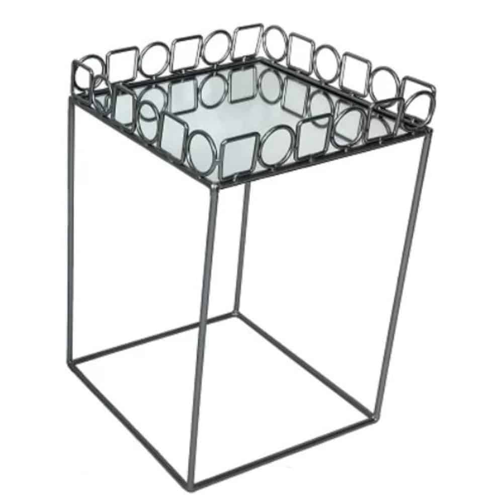 Rimini Silver Table Square Small