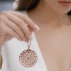 Vintage Round Filigree Pendant