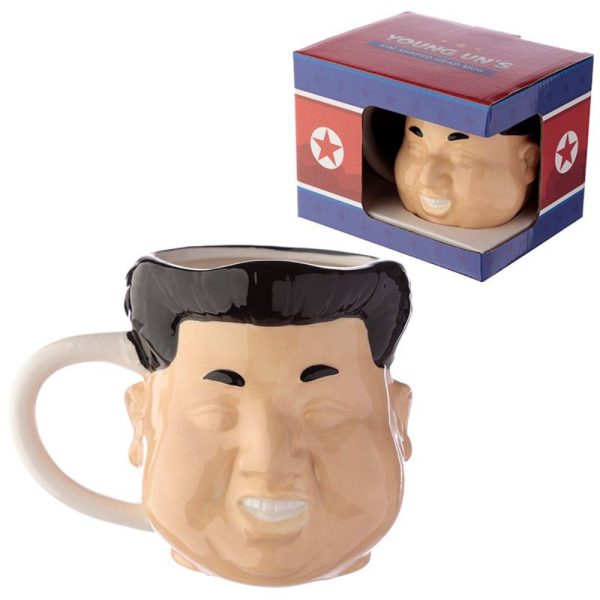 Rocket Man Head Ceramic Shaped Mug