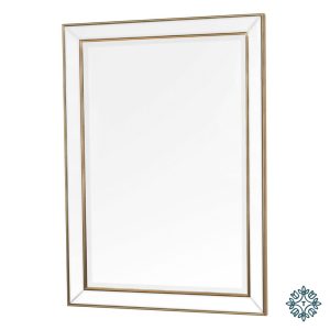 Lydia Rectangular Mirror Champagne