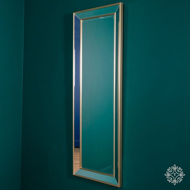 Lydia Dressing Mirror Campagne Edge 134x46cm Allens