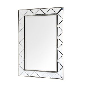 Bree Wall Mirror Bevelled Silver