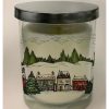 Christmas Village Candle Pot