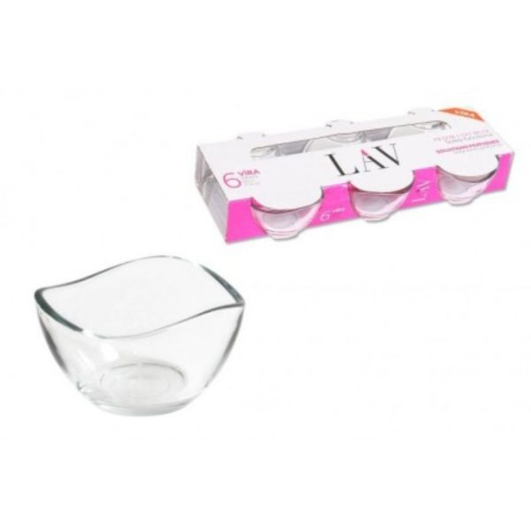 Lav Set of 6 Glass Bowls