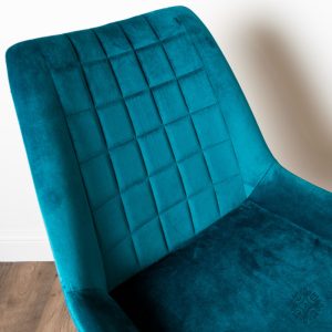 Sofia Bar Stool Velvet Teal