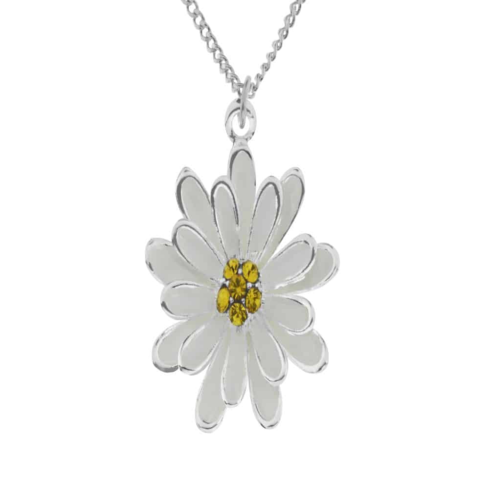 Silv white enamel Daisy NL - Allens