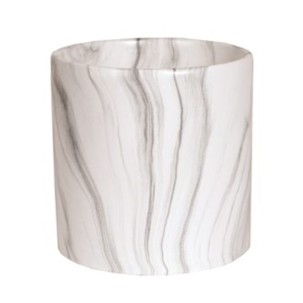 White Marble Planter 20x20cm