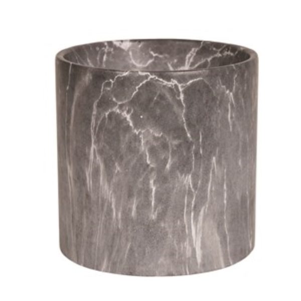 Grey Marble Planter 20x20cm