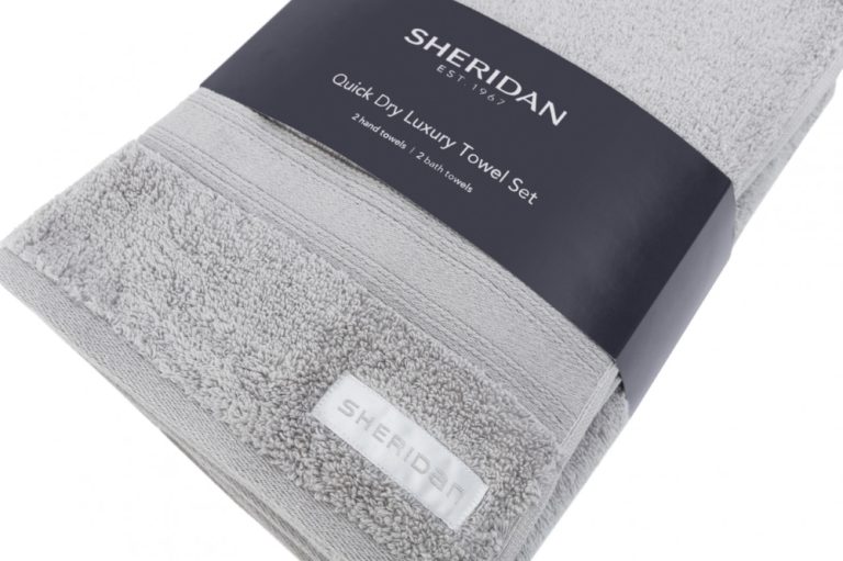 Sheridan Silver Quick Dry Towel Bale Allens