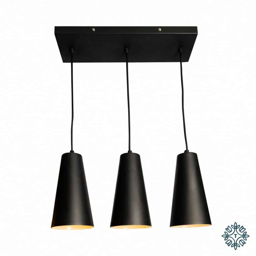 Gia Modern Pendant Light With 3 Shades - Allens