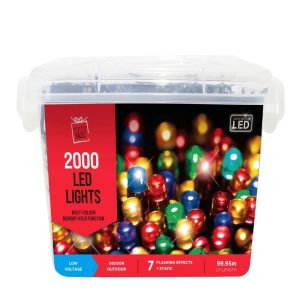 2000 LED Lights Multi Coloured 15W L100m