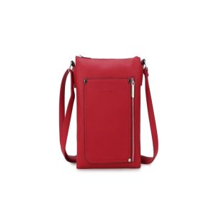Red Double Zip Crossbody