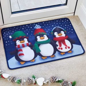 Frosty Penguins Mat 40x60cm