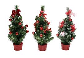 Deco Table Tree Red 30cm 3 Assorted Designs