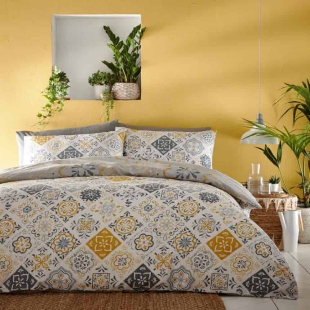 Portfoilo Morocco Ochre Double Duvet Set - Allens