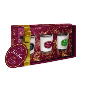 Set of 3 Mini Candles Wine Box