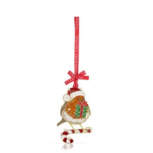Sparkle Robin with Gift Decoration