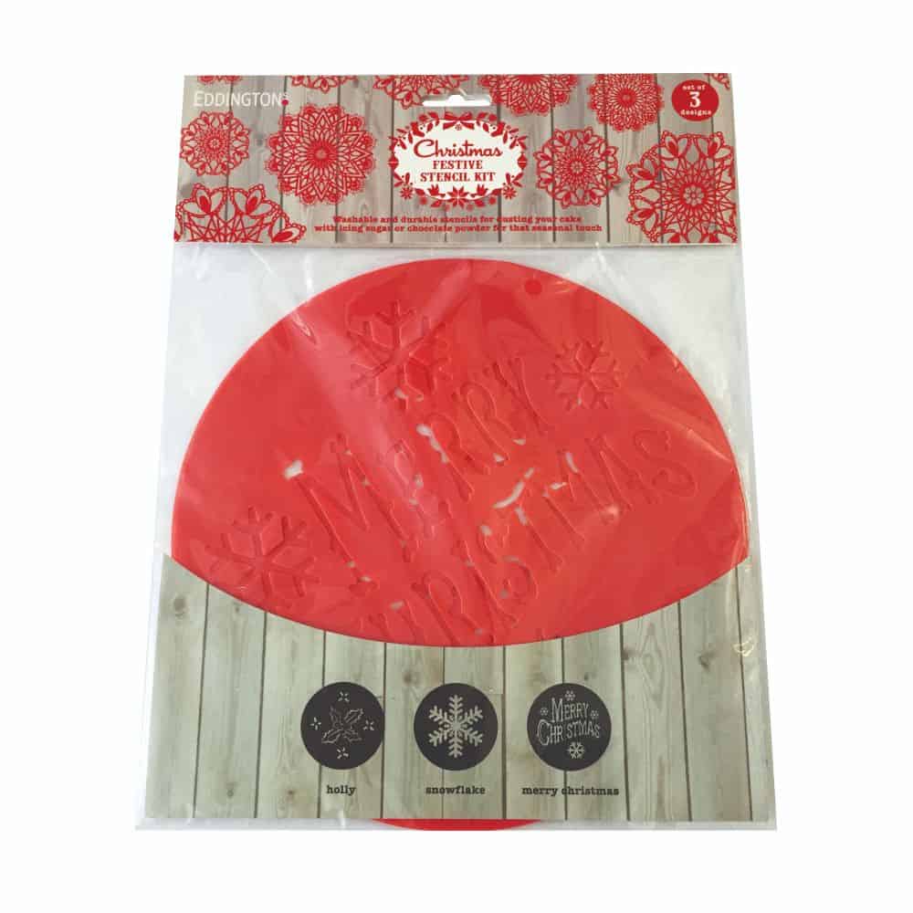 Christmas Cake Stencils Set of 3 - Image 2