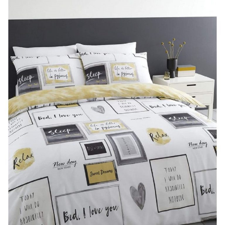 Lansfield Sleep Dreams Ochre Duvet Set Allens