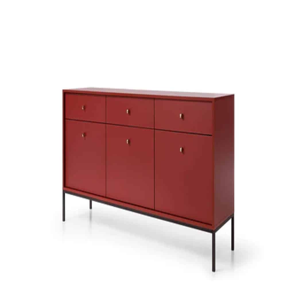 Mono Large Red Sideboard 154cm Allens