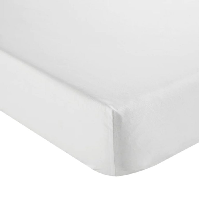 Christys Easycare White Double Valance Sheet Allens