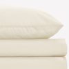 king cream percale flat sheet