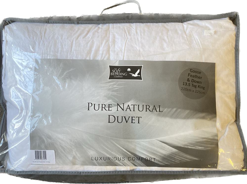 King Goose Feather and Down Duvet 13.5 Tog Allens