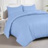 king percale blue duvet set