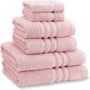 zero twist towels pink