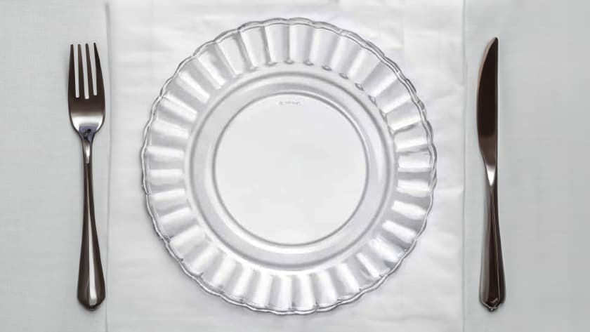Glass Plate Paris 26cm