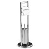 toilet brush holder and roll holder