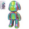 iridescent puppy money bank