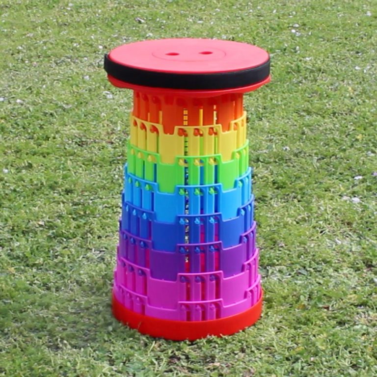Telescopic Stool Rainbow Colours Allens