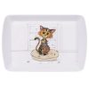 kimba kitten melamine snack tray